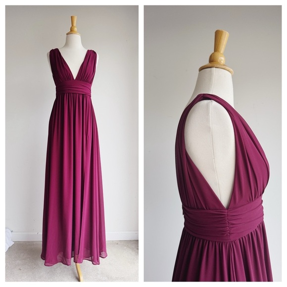 LULUS Heavenly Hues Goddess Maxi Dress Sz S - Picture 4 of 8